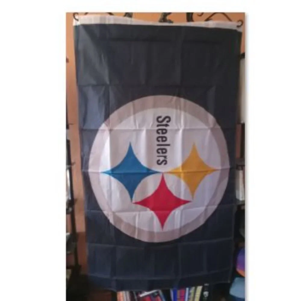 NEW Pittsburgh Steelers 3x5 NFL Flag Banner For Pole or Wall Tapestry